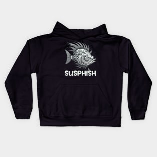 Susphish Sinister Fish Kids Hoodie